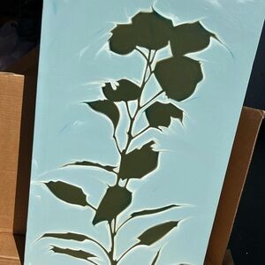 FINE ART ORIGINAL / JILL SYKES
Abstract Green and Blue Acrylic on Canvas